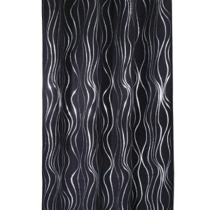 Černý závěs 135x245 cm Waves – Sehlbach