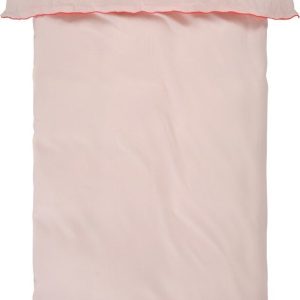 Červené/světle růžové povlečení na jednolůžko z bavlněného perkálu 140x200 cm Pivot – Jotex
