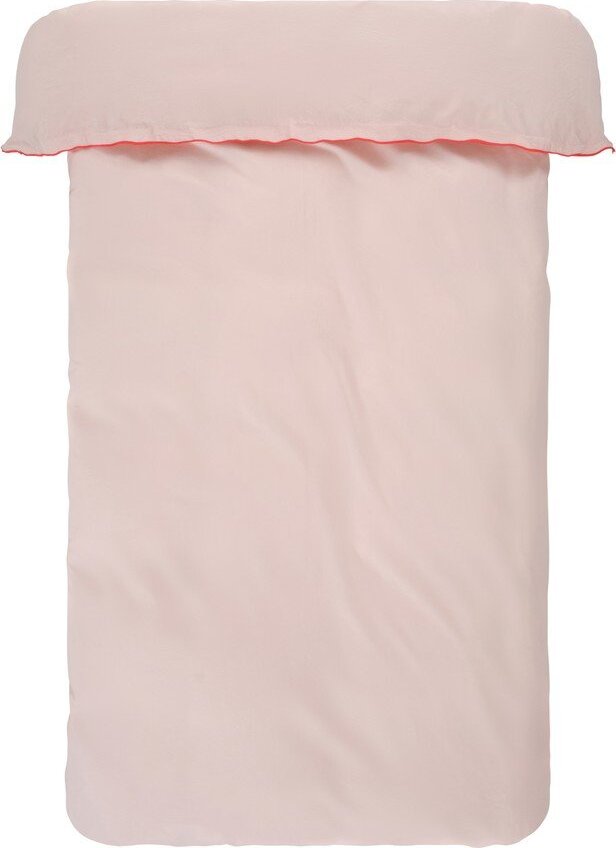 Červené/světle růžové povlečení na jednolůžko z bavlněného perkálu 140x200 cm Pivot – Jotex