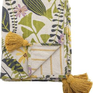 Deka z recyklované bavlny 130x160 cm Camelie – Bloomingville
