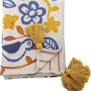 Deka z recyklované bavlny 130x160 cm Figuria – Bloomingville