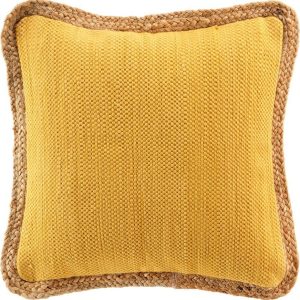 Dekorační polštář s příměsí juty 45x45 cm Akina – douceur d'intérieur