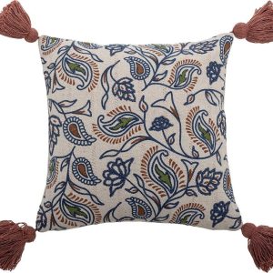Dekorační polštář z recyklované bavlny 45x45 cm Paisley – Bloomingville