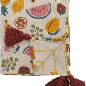 Dětská deka z recyklované bavlny 130x160 cm Fruitta – Bloomingville Mini