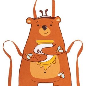 Dětská zástěra z recyklované bavlny Honey - Tiseco Home Studio