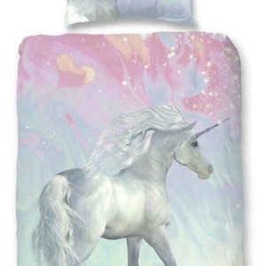 Dětské bavlněné povlečení Good Morning Green Unicorn