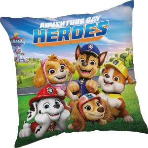 Dětský polštářek z mikroplyše 40x40 cm Tlapková patrola Heroes – Jerry Fabrics