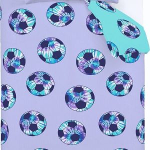 Dětské povlečení na jednolůžko 135x200 cm Tie Dye Football – Catherine Lansfield