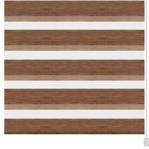 Hnědá roleta den a noc 57x150 cm Zebra Natur – Gardinia