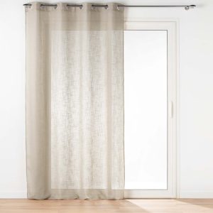 Hnědá záclona 140x280 cm Haltona – douceur d'intérieur