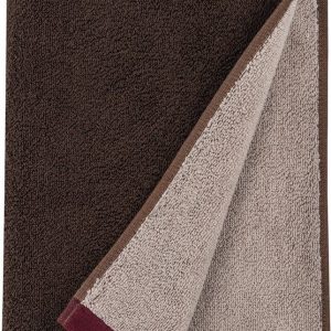 Hnědý froté ručník z Bio bavlny 50x90 cm Soft – Mette Ditmer Denmark