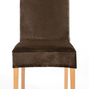 Hnědý napínací potah na židli 48 cm Sento – Restilo