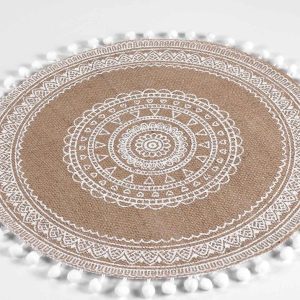 Jutové prostírání ø 38 cm Renata – douceur d'intérieur
