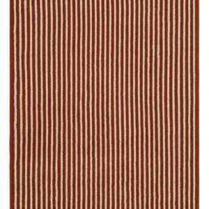 Koňakově hnědá/krémová bavlněná osuška 70x140 cm Dixie – Jotex