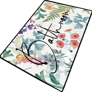 Koupelnová předložka 70x120 cm Green In Flower – Foutastic