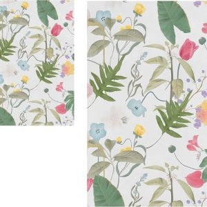 Koupelnové předložky v sadě 2 ks 60x100 cm Floral – Mila Home