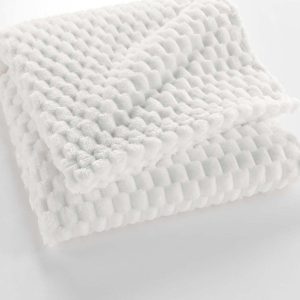 Krémová deka z mikroflanelu 125x150 cm Mini Frosty – douceur d'intérieur