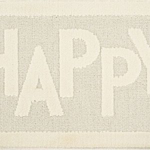 Krémová koupelnová předložka 60x100 cm Happy – Foutastic