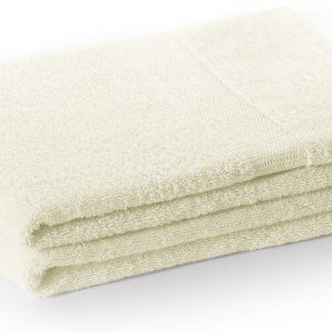 Krémový froté bavlněný ručník 30x50 cm Marina – DecoKing