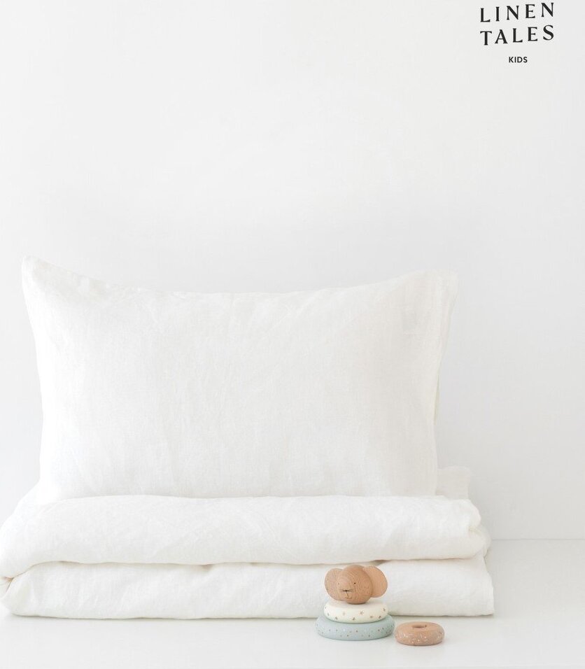 Lněné dětské povlečení do postýlky 100x140 cm – Linen Tales