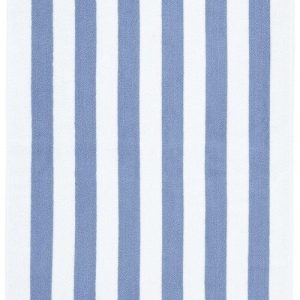 Modro-bílá bavlněná osuška 70x120 cm Stripe Jacquard – Bianca