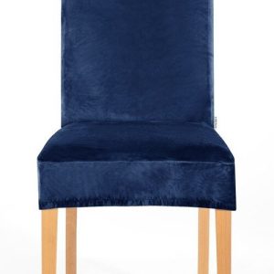 Modrý napínací potah na židli 48 cm Sento – Restilo