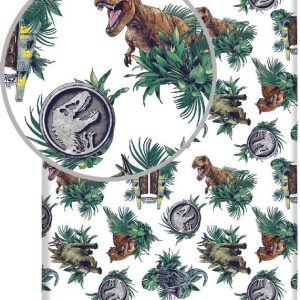 Napínací bavlněné dětské prostěradlo 90x200 cm Jurassic World "Roar" – Jerry Fabrics