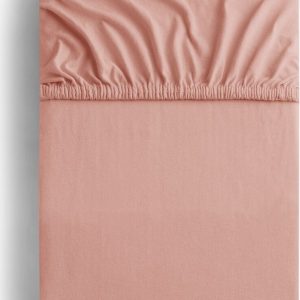 Napínací prostěradlo broskvové jersey 240x220 cm Amber – Restilo