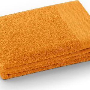 Oranžový froté bavlněný ručník 30x50 cm Amari – Restilo