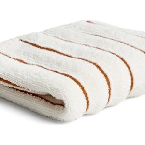 Oranžový/béžový froté bavlněný ručník 30x50 cm Dorane – Kave Home