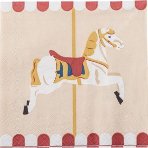 Papírové ubrousky v sadě 20 ks 33x33 cm Merry-go-round – Bloomingville