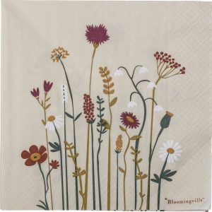 Papírové ubrousky v sadě 20 ks 33x33 cm Paige – Bloomingville
