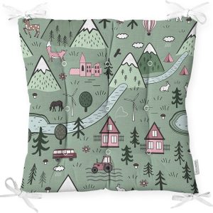 Podsedák s příměsí bavlny Minimalist Cushion Covers Village