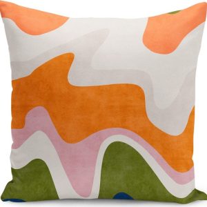 Povlak na polštář 43x43 cm Squiggly Orange – Mila Home