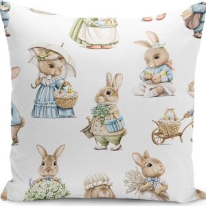 Povlak na polštář s velikonočním motivem 43x43 cm – Mila Home