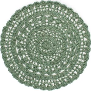 Prostírání s příměsí bavlny ø 35 cm Crochet – Rex London