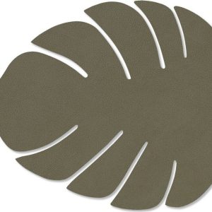 Prostírání z eko kůže 22x26 cm Monstera Leaf Nupo – LIND DNA