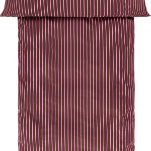 Růžové/tmavě hnědé povlečení na dvoulůžko/prodloužené z bio bavlny 200x220 cm Sima – Jotex