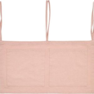 Růžový bavlněný kapsář na dětskou postýlku 45 cm Laily – Kave Home
