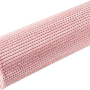 Růžový manšestrový dětský pohovkový polštář Roll – Wigiwama
