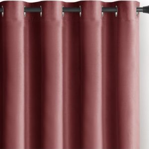 Růžový sametový dimout závěs 140x270 cm Eyelets – Restilo