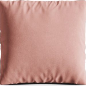 Růžový sametový polštář na gauč Kemi – Cosmopolitan Design