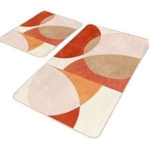 Sametové koupelnové předložky v sadě 2 ks 60x100 cm – Mila Home