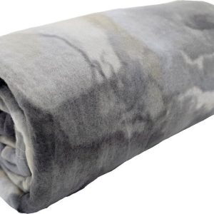 Šedá fleecová deka 150x200 cm Marble – JAHU collections
