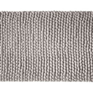 Šedá koupelnová předložka 50x120 cm Aspen Bobble – Bianca