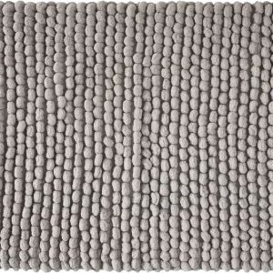 Šedá koupelnová předložka 50x80 cm Aspen Bobble – Bianca