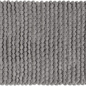 Šedá textilní koupelnová předložka 50x80 cm Solivo – Wenko