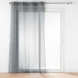 Šedá voálová záclona 140x240 cm Lissea – douceur d'intérieur