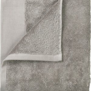 Šedé froté bavlněné ručníky v sadě 4 ks 30x30 cm Riva – Blomus
