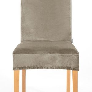 Šedobéžový napínací potah na židli 48 cm Sento – Restilo